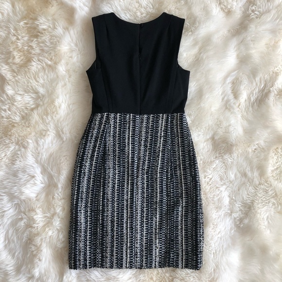 Milly Metallic Tweed A-Line Sleeveless Dress 0 - Picture 6 of 8